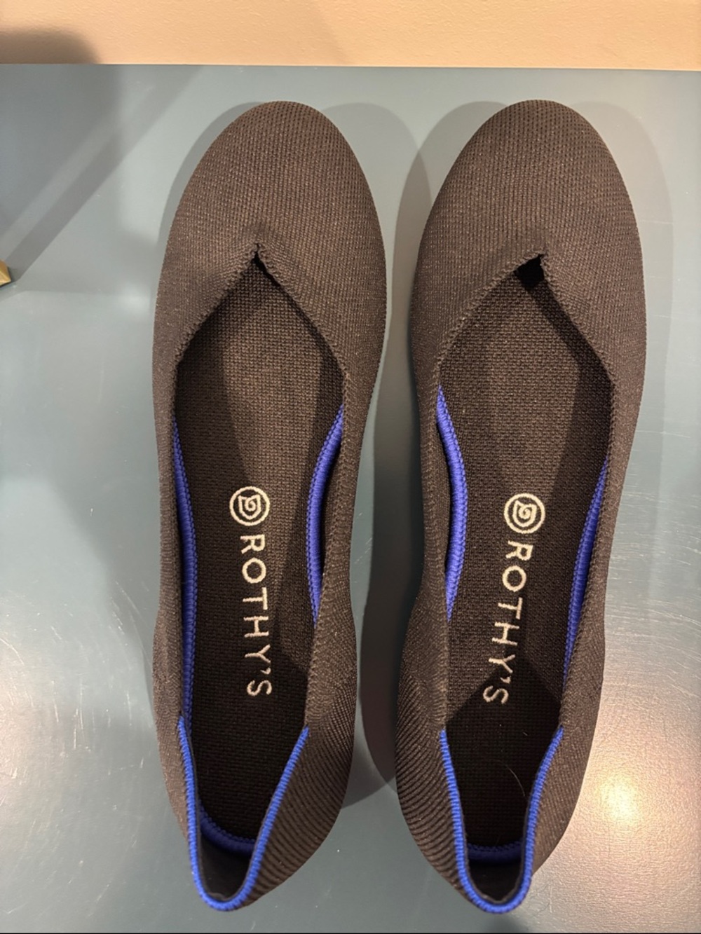 Rothy's Black Ballet Flats SZ 11